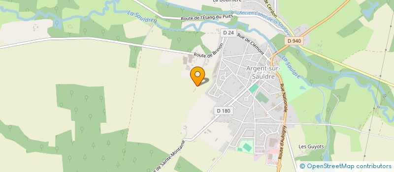 localisation de l'entreprise SOC EXPLOIT FONCIERE POINT JOUR à ARGENT-SUR-SAULDRE