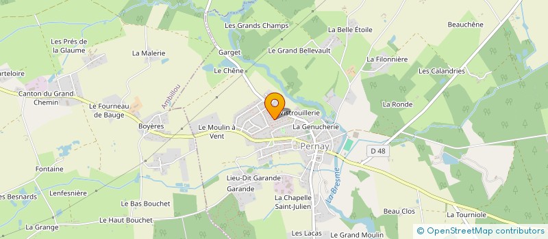 localisation de l'entreprise SOC EXPLOIT FORESTIERE BLANCHET à PERNAY