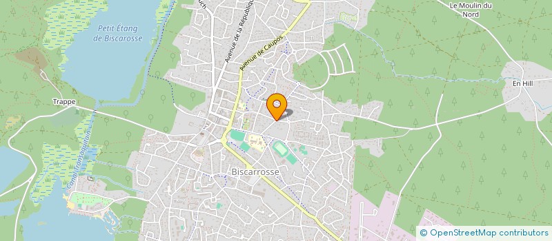 localisation de l'entreprise SOC EXPLOIT FORESTIERE COTE D ARGENT à BISCARROSSE