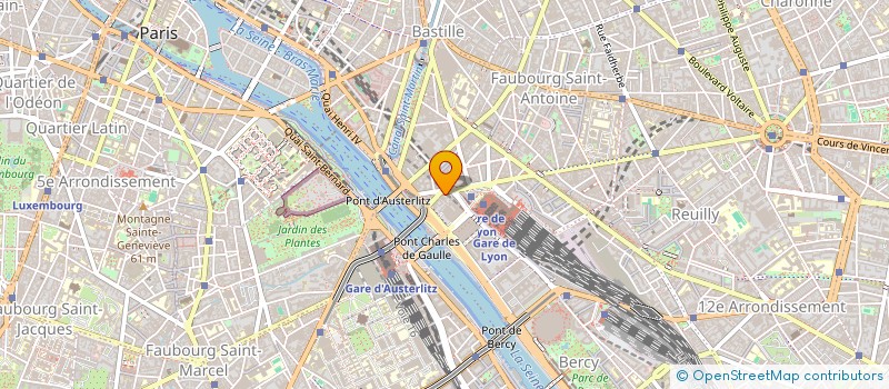 localisation de l'entreprise SOC EXPLOIT FORESTIERE INDUSTRIE DU BOIS à PARIS
