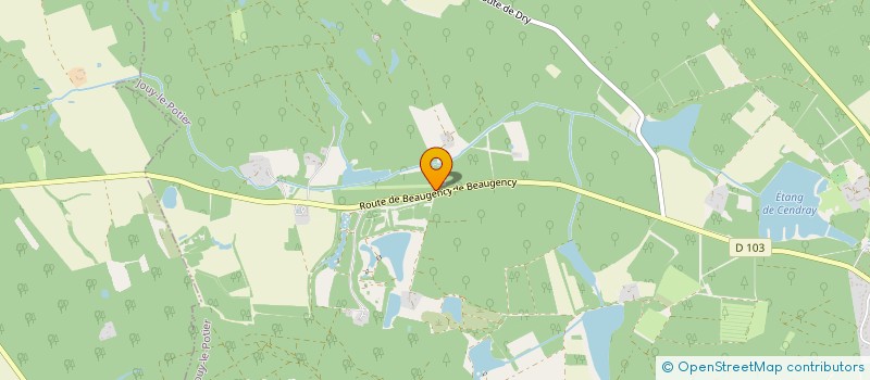 localisation de l'entreprise SOC EXPLOIT FORESTIERE RANCHERIE à JOUY-LE-POTIER