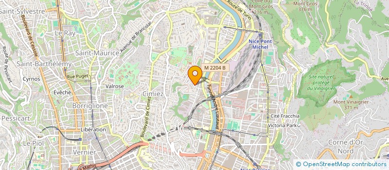 localisation de l'entreprise SOC EXPLOIT GARAGE ARGUS à NICE