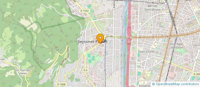 localisation de l'entreprise SOC EXPLOIT GARAGE MARECHAL FOCH à SEYSSINET-PARISET