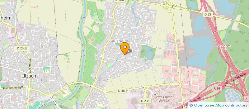 localisation de l'entreprise SOC EXPLOIT GARAGES MIROT à SAUSHEIM