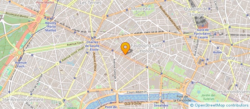 localisation de l'entreprise SOC EXPLOIT GASTRO LOWENBRAU CH ELYSEES  PARIS