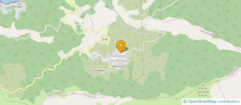 localisation de l'entreprise SOC EXPLOIT GESTION INDUSTR TOURISTIQUE à CALCATOGGIO