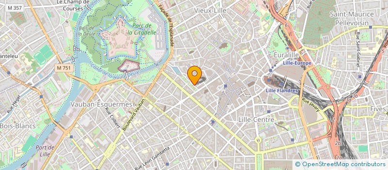 localisation de l'entreprise SOC EXPLOIT GOLF AVESNOIS MORVAL à LILLE