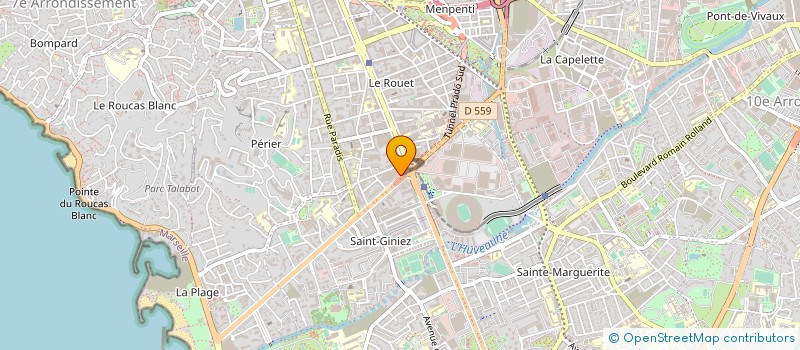 localisation de l'entreprise SOC EXPLOIT HOTEL FREDERIC MOZIN  MARSEILLE