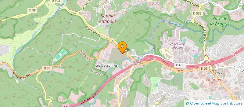 localisation de l'entreprise SOC EXPLOIT HOTEL REST DES CLAUSONNES  VALBONNE