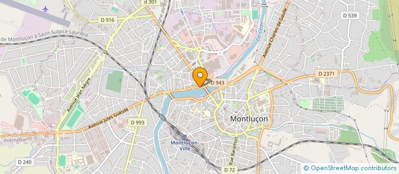 localisation de l'entreprise SOC EXPLOIT HOTELLERIE ET RESTAURATION à MONTLUCON