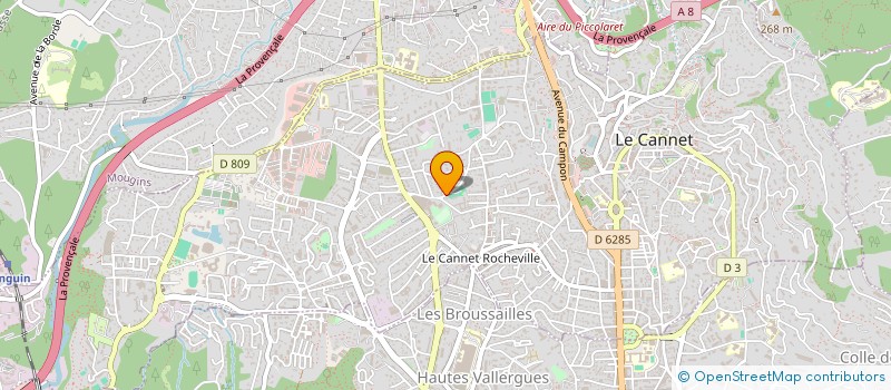 localisation de l'entreprise SOC EXPLOIT LE SPEZIA BELLEVUE à LE CANNET