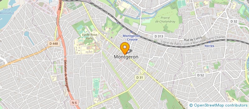 localisation de l'entreprise SOC EXPLOIT MAGASIN NORD EST  MONTGERON