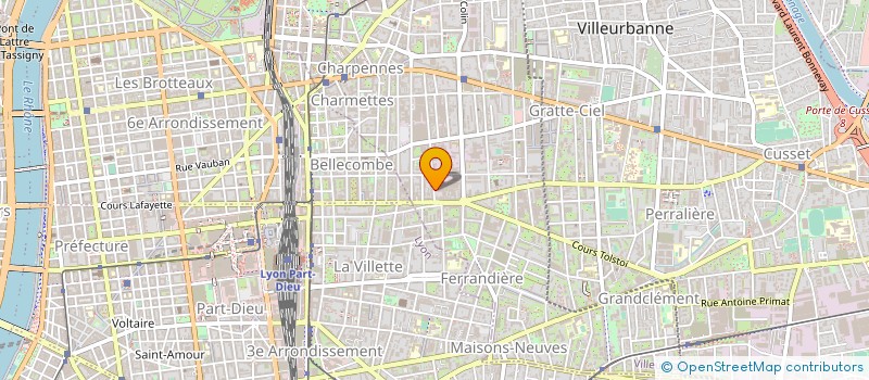 localisation de l'entreprise SOC EXPLOIT MANUFACTURE CONFEC SERRIERES à VILLEURBANNE