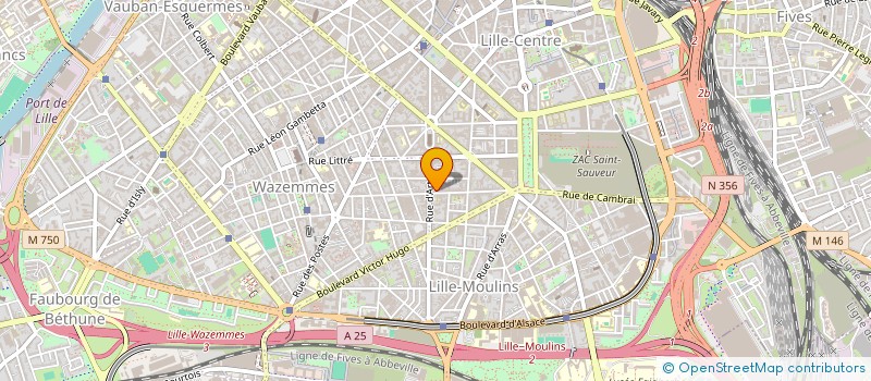 localisation de l'entreprise SOC EXPLOIT MATERIELS ET OUTILLAGES  LILLE