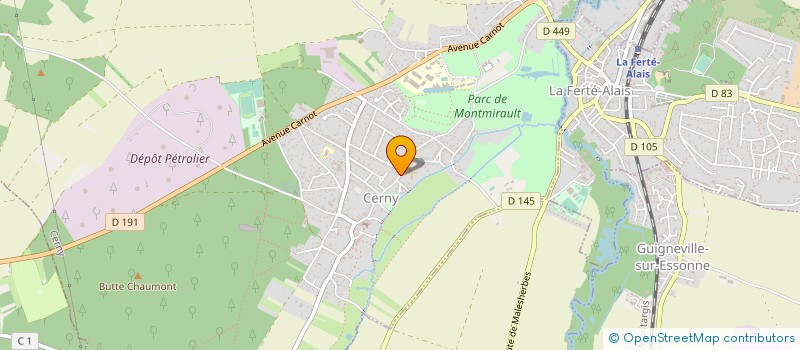 localisation de l'entreprise SOC EXPLOIT MECANIQUE DE CERNY à LA FERTE-ALAIS