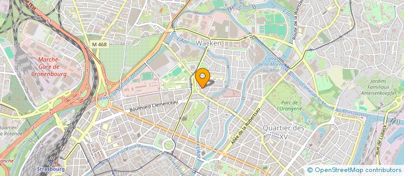 localisation de l'entreprise SOC EXPLOIT MENUISERIES INDUSTRIELLES à STRASBOURG