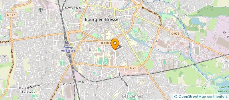 localisation de l'entreprise SOC EXPLOIT MEUBLES ROZET à BOURG-EN-BRESSE