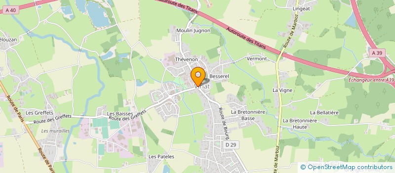 localisation de l'entreprise SOC EXPLOIT RAZUREL & FILS à VIRIAT