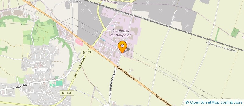 localisation de l'entreprise SOC EXPLOIT REALISAT LOCAUX EQUIP CARAVA à SAINT-PIERRE-DE-CHANDIEU