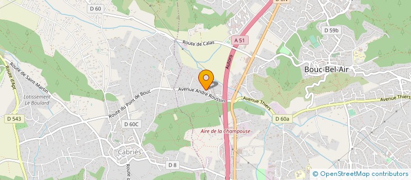 localisation de l'entreprise SOC EXPLOIT RESTAUR HOTEL MIKALAND à BOUC-BEL-AIR