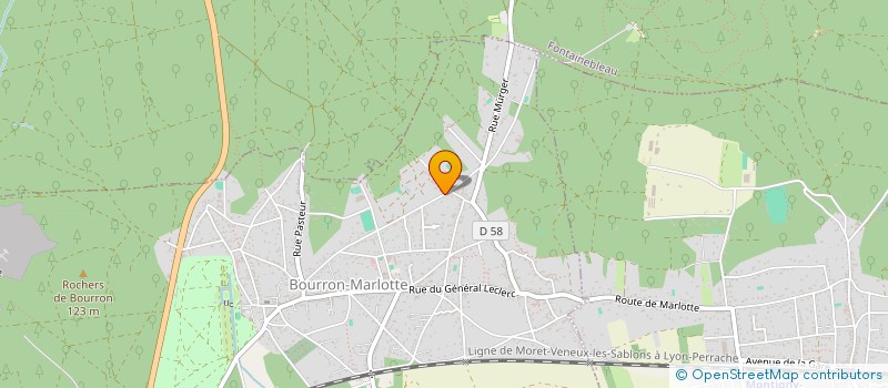 localisation de l'entreprise SOC EXPLOIT SERVICE AERIEN à BOURRON-MARLOTTE