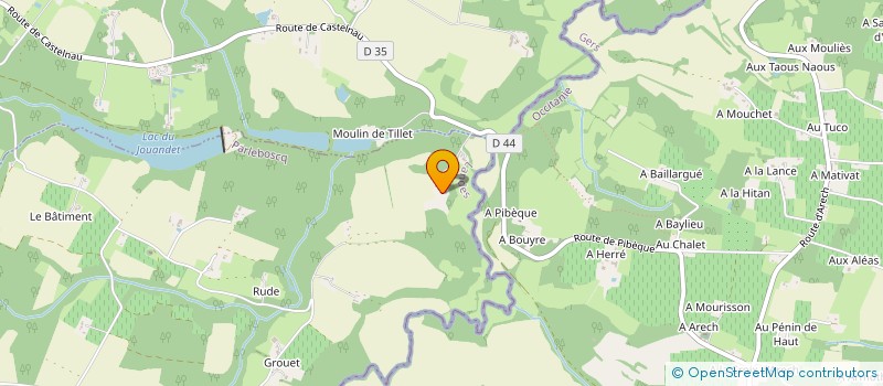 localisation de l'entreprise SOC EXPLOIT TRANSPORTS LARTIGUE  PARLEBOSCQ