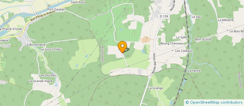 localisation de l'entreprise SOC EXPLOIT TRAVAUX FORESTIER TOURAINE à AZAY LE RIDEAU