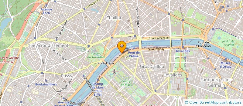localisation de l'entreprise SOC EXPLOIT VEDETTES PARIS TOUR EIFFEL à PARIS