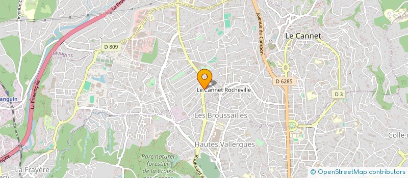 localisation de l'entreprise SOC EXPLOIT VOLPI à LE CANNET
