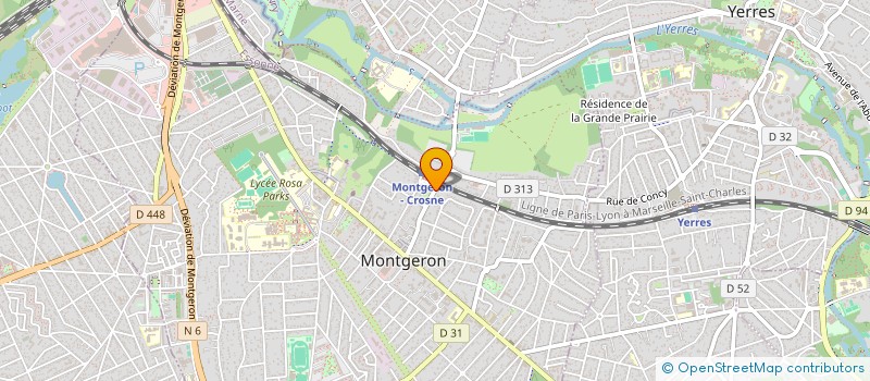 localisation de l'entreprise SOC EXPLOIT WARLET AGENCE COLIN à MONTGERON