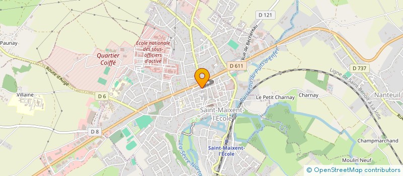 localisation de l'entreprise SOC EXPLOITAT CABINETS ROBELIN FOUCHER à SAINT-MAIXENT-L'ECOLE