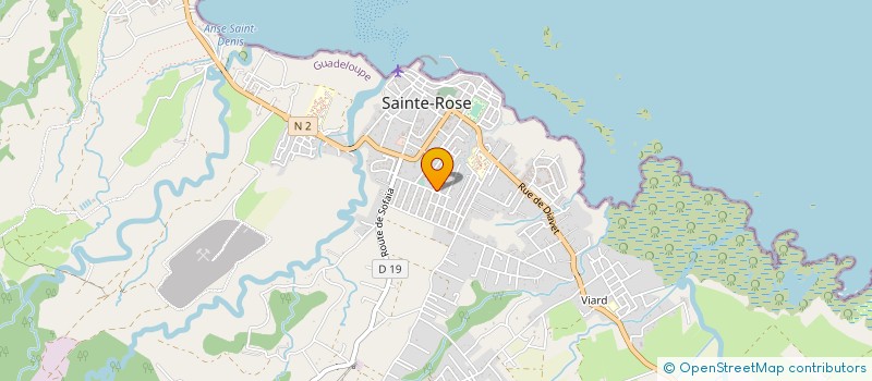 localisation de l'entreprise SOC EXPLOITAT QUINCAILLERIE MATERIAUX à SAINTE-ROSE