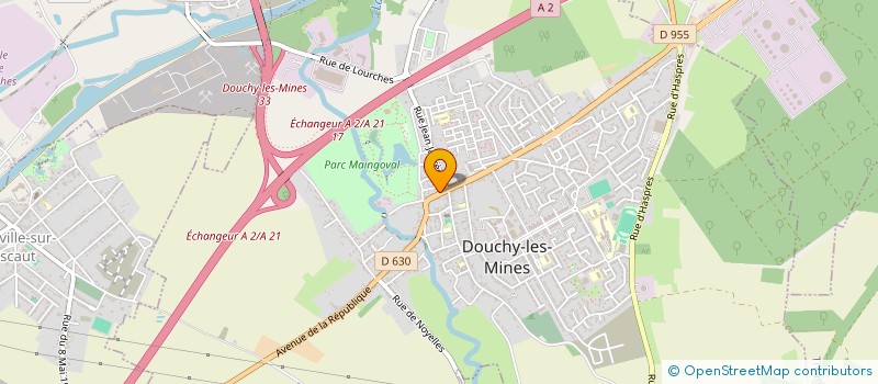 localisation de l'entreprise SOC EXPLOITATION A. DELSIGNE à DOUCHY-LES-MINES