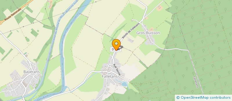 localisation de l'entreprise SOC EXPLOITATION AGRIC LES FOULTOTS  FALLETANS