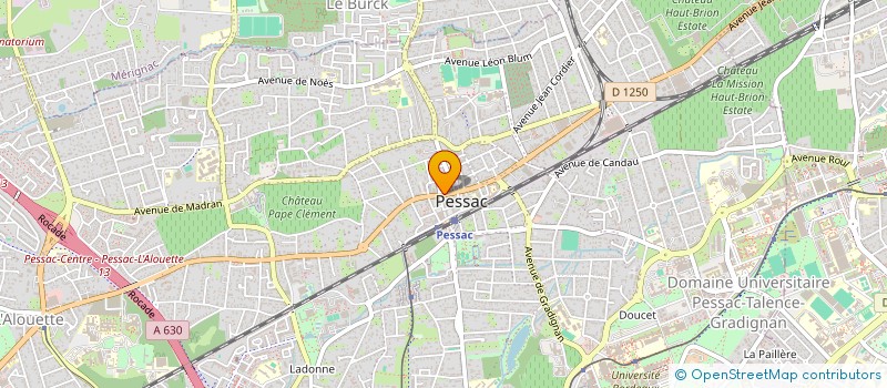 localisation de l'entreprise SOC EXPLOITATION ALIMENTAIRE à PESSAC