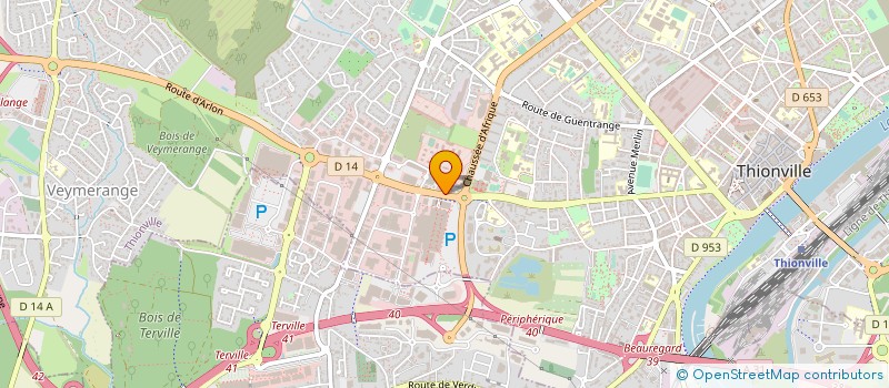 localisation de l'entreprise SOC EXPLOITATION AMBULANCES EDLER à THIONVILLE