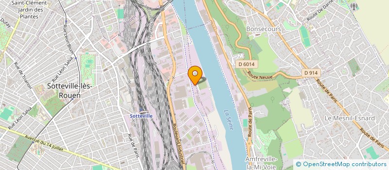localisation de l'entreprise SOC EXPLOITATION AUTOMOBILES 76 à SOTTEVILLE-LES-ROUEN