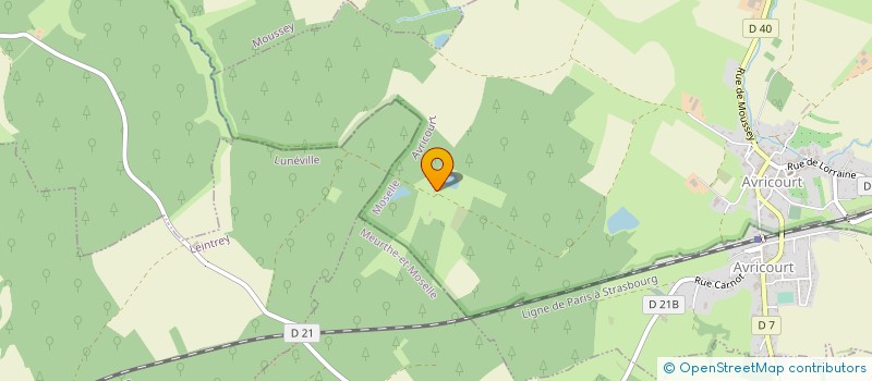 localisation de l'entreprise SOC EXPLOITATION BARONNE  AVRICOURT