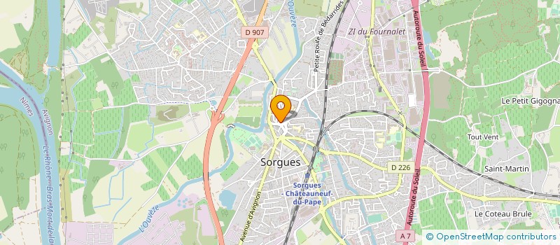 localisation de l'entreprise SOC EXPLOITATION BLANES à SORGUES