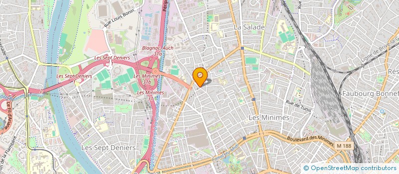 localisation de l'entreprise SOC EXPLOITATION BOULANGERIES INCIERTE à TOULOUSE