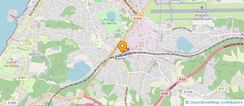 localisation de l'entreprise SOC EXPLOITATION BUFFET GARE BIARRITZ à BIARRITZ