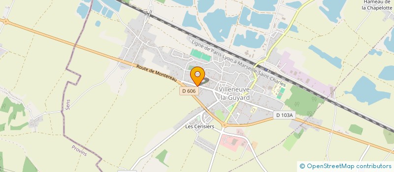localisation de l'entreprise SOC EXPLOITATION CADET ET FILS à VILLENEUVE-LA-GUYARD