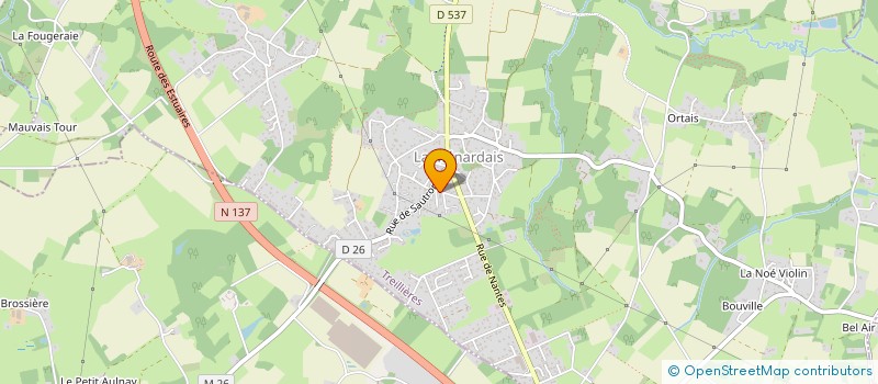 localisation de l'entreprise SOC EXPLOITATION CHATEAU ET LEGALL  TREILLIERES