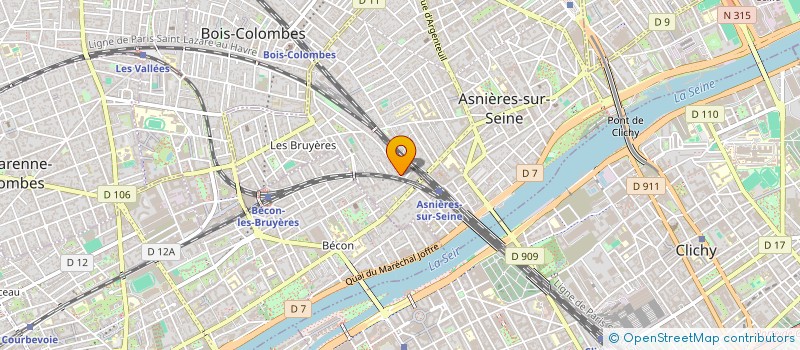 localisation de l'entreprise SOC EXPLOITATION CRS SECONDAIRE ASNIERES à ASNIERES-SUR-SEINE