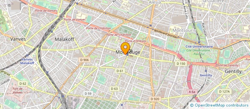 localisation de l'entreprise SOC EXPLOITATION D APPLICATION LUMINEUSE à MONTROUGE