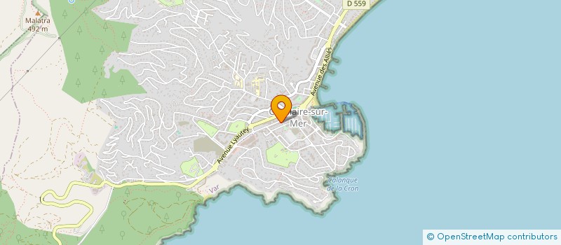 localisation de l'entreprise SOC EXPLOITATION DE L'AIGUE MARINE à CAVALAIRE-SUR-MER