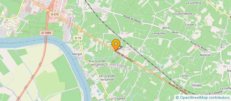 localisation de l'entreprise SOC EXPLOITATION DE L'OTELINN ST EMILION  SAINT-EMILION