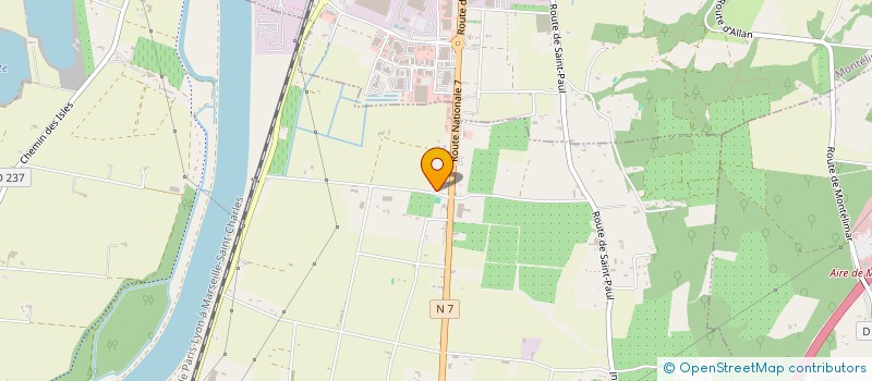 localisation de l'entreprise SOC EXPLOITATION DE LA FERME LOISIRS  CHATEAUNEUF-DU-RHONE