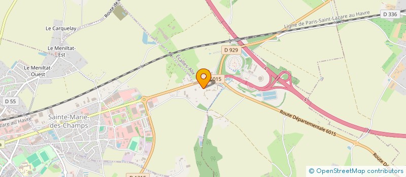 localisation de l'entreprise SOC EXPLOITATION DE RESTAURATION  HERICOURT-EN-CAUX