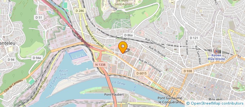 localisation de l'entreprise SOC EXPLOITATION DE SALLE DE BILLARD à ROUEN